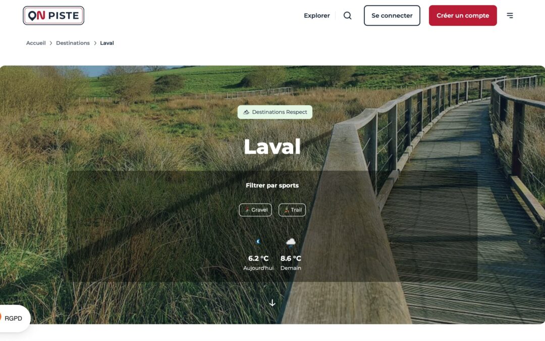 L’application On Piste pour découvrir de nouveaux sentiers Mayennais